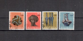 Schweiz Michelnummer 1053 - 1056 gestempelt Schweiz Michelnummer 1053 - 1056 gestempelt