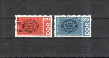 DDR Michelnummer 1054 - 1055 gestempelt
