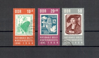 DDR Michelnummer 1056 - 1058 gestempelt