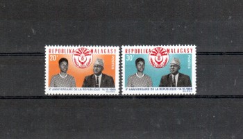 Madagaskar Michelnummer 590 - 591 postfrisch 