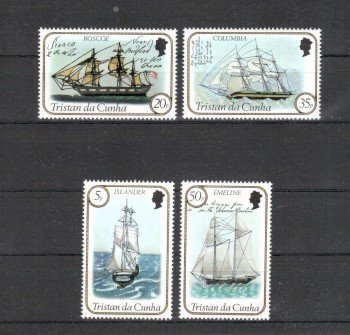 ( 107schiffe ) Tristan da Cunha Michelnummer 337 - 340 postfrisch