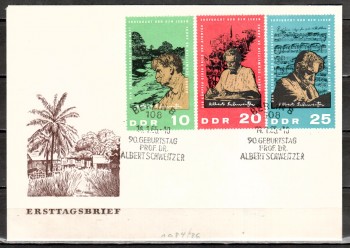 DDR Michelnummer 1084 - 1086 FDC DDR Michelnummer 1084 - 1086 FDC