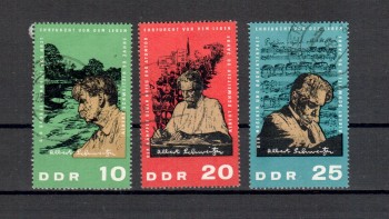 DDR Michelnummer 1084 - 1086 gestempelt