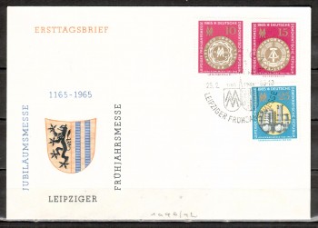 DDR Michelnummer 1090 - 1092 FDC