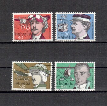 Schweiz Michelnummer 1090 - 1093 gestempelt