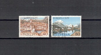 Schweiz Michelnummer 1094 - 1095 gestempelt