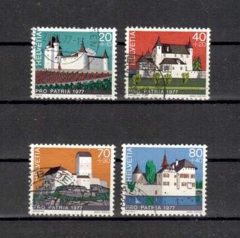 Schweiz Michelnummer 1096 - 1099 gestempelt