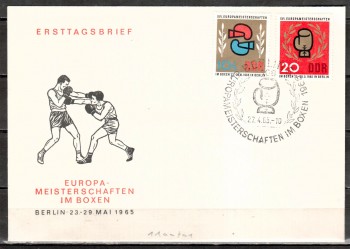 DDR Michelnummer 1100 - 1101 FDC