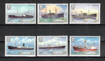 ( 110schiffe ) Tuvalu Michelnummer 207 - 212 postfrisch