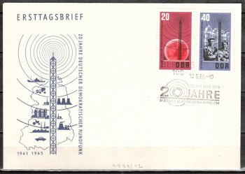 DDR Michelnummer 1111 - 1112 FDC