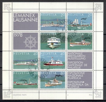 Schweiz Michelnummer Block 23 gestempelt