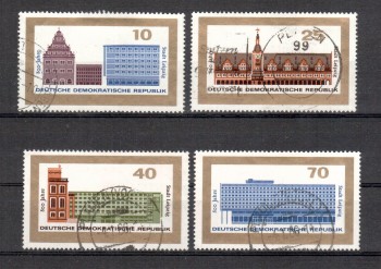 DDR Michelnummer 1126 - 1129 gestempelt