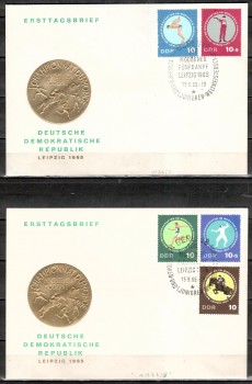 DDR Michelnummer 1133 - 1137 FDC