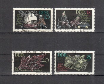 DDR Michelnummer 1142 - 1145 gestempelt