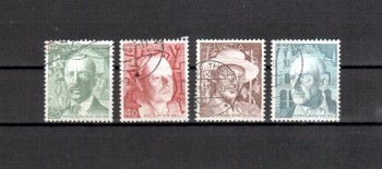 Schweiz Michelnummer 1146 - 1149 gestempelt