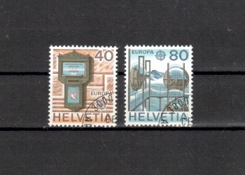 Schweiz Michelnummer 1154 - 1155 gestempelt