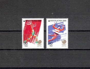 ( 115seoul_calgary ) Suedkorea Michelnummer 1477 - 1478 postfrisch