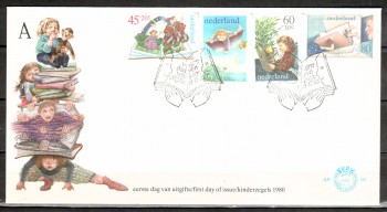 Niederlande Michelnummer 1171 - 1174 FDC