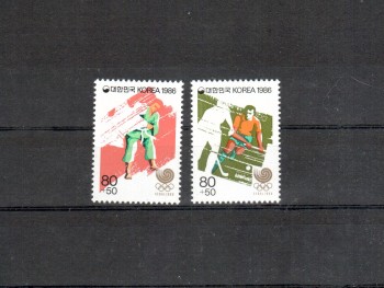 ( 117seoul_calgary ) Suedkorea Michelnummer 1483 - 1484 postfrisch