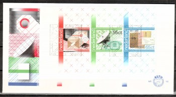 Niederlande Michelnummer 1180 - 1182 Block 22 FDC