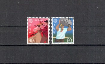Schweiz Michelnummer 1197 - 1198 gestempelt