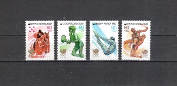 ( 119seoul_calgary ) Suedkorea Michelnummer 1516 - 1519 postfrisch