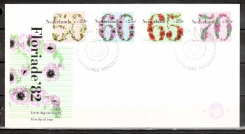 Niederlande Michelnummer 1203 - 1206 FDC