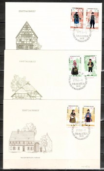 DDR Michelnummer 1214 - 1219 FDC DDR Michelnummer 1214 - 1219 FDC
