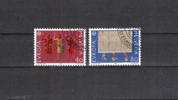 Schweiz Michelnummer 1221 - 1222 gestempelt Schweiz Michelnummer 1221 - 1222 gestempelt