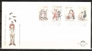 Niederlande Michelnummer 1223 - 1226  FDC