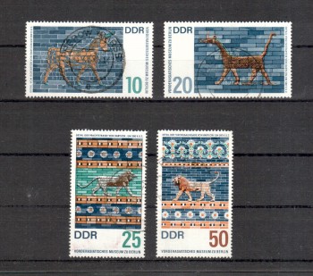 DDR Michelnummer 1229 - 1232 gestempelt