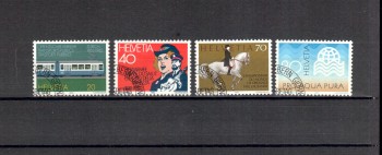 Schweiz Michelnummer 1232 - 1235 gestempelt Schweiz Michelnummer 1232 - 1235 gestempelt
