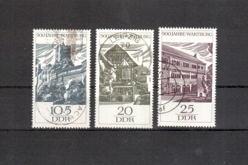 DDR Michelnummer 1233 - 1235 gestempelt