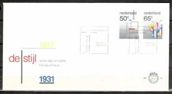 Niederlande Michelnummer 1234 - 1235 FDC