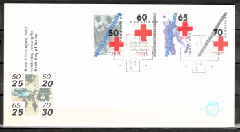 Niederlande Michelnummer 1236 - 1239 FDC