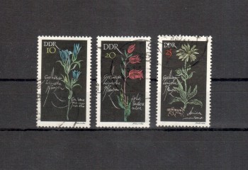 DDR Michelnummer 1242 - 1244 gestempelt