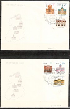 DDR Michelnummer 1245 - 1250 FDC DDR Michelnummer 1245 - 1250 FDC
