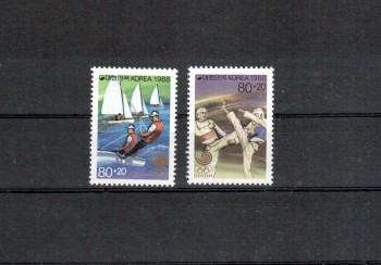 ( 124seoul_calgary ) Suedkorea Michelnummer 1551 - 1552 postfrisch