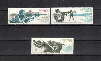 DDR Michelnummer 1251 - 1253 gestempelt