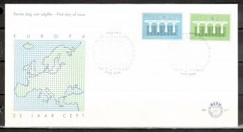 Niederlande Michelnummer 1251 - 1252 FDC