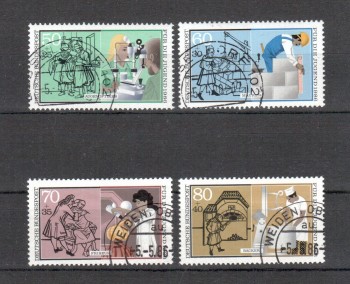 BRD Michelnummer 1274 - 1277 gestempelt BRD Michelnummer 1274 - 1277 gestempelt