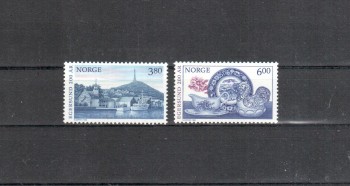 Norwegen Michelnummer 1278 - 1279 postfrisch Norwegen Michelnummer 1278 - 1279 postfrisch