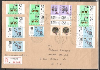 Niederlande Michelnummer 1288 - 1291 CE FDC