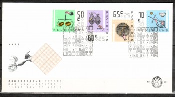 Niederlande Michelnummer 1288 - 1291 FDC
