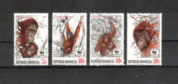 Indonesien Michelnummer 1291 - 1294 gestempelt