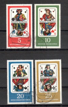 DDR Michelnummer 1298 - 1301 gestempelt