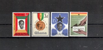 Ghana Michelnummer 130 - 133 postfrisch 