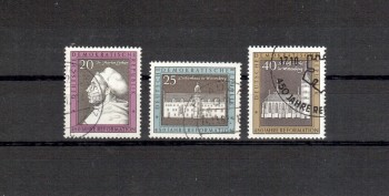 DDR Michelnummer 1317 - 1319 gestempelt