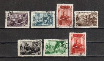 Sowjetunion Michelnummer 1318 - 1324 gestempelt