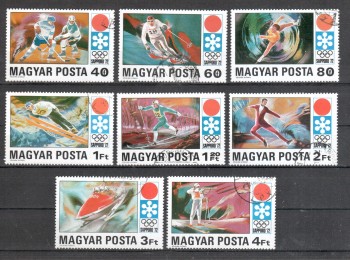 (intern: OLY131 ) Ungarn Michelnummer 2720 - 2727 A gestempelt (intern: OLY131 ) Ungarn Michelnummer 2720 - 2727 A gestempelt